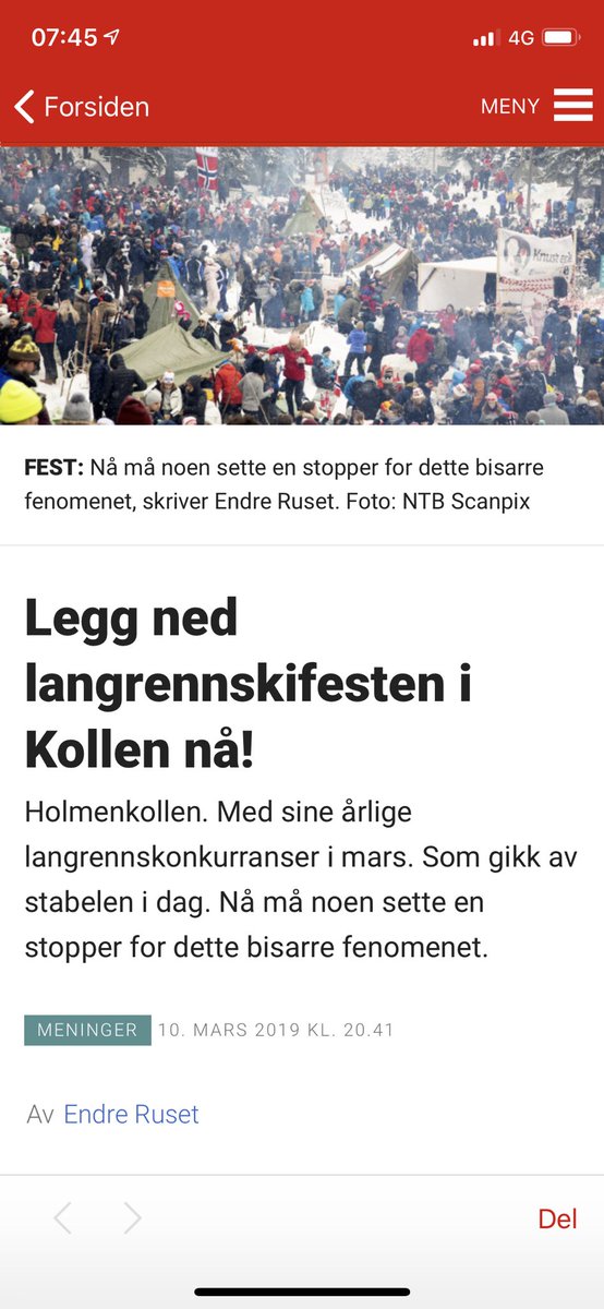 trulssv's tweet photo. Han som vil endre på ting og legge ned rusfesten i Kollen heter altså Endre Ruset. 😊👌 https://t.co/wdZT6sr3Mj