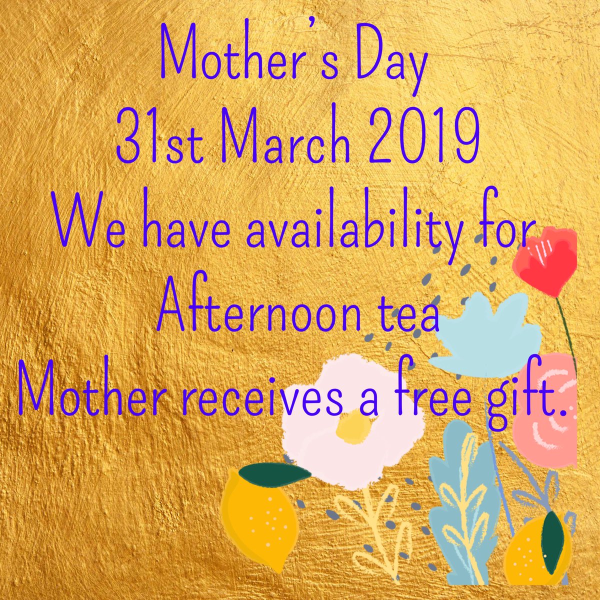 ChocolateBoxLtd's tweet photo. Call 01625 820268 to book. #MothersDay #afternoontea  #mother https://t.co/ElTwtx8aPB