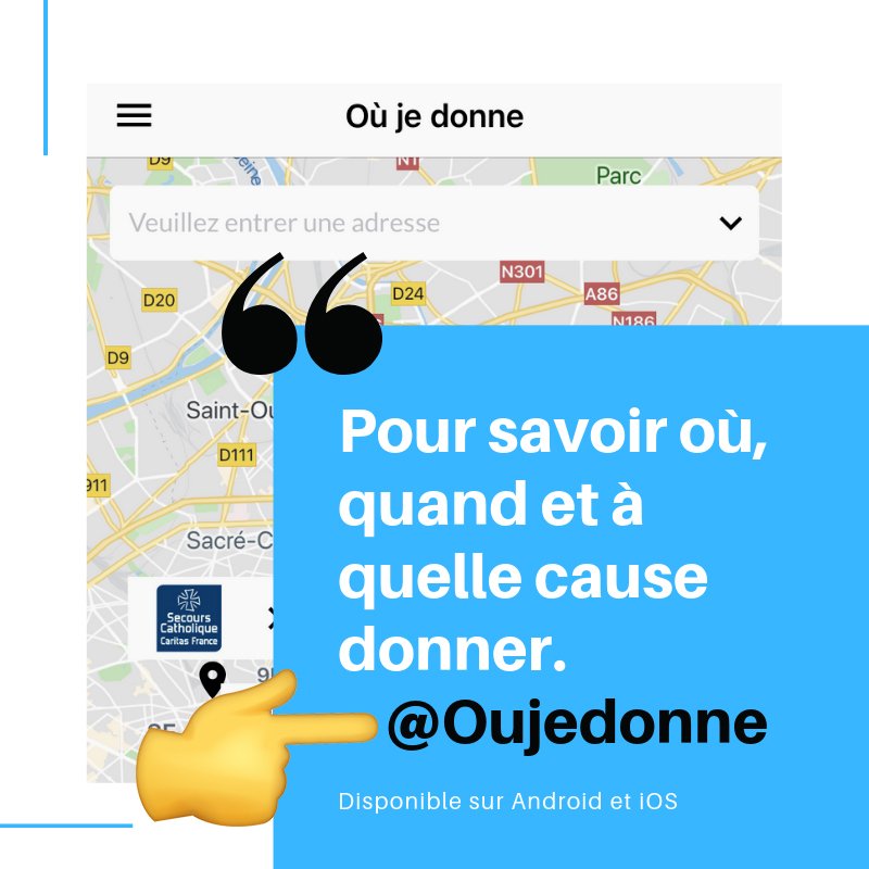 AMRACFR's tweet photo. Une nouvelle semaine de collecte en #F2F commence ! Quoi de mieux comme #MondayMotivation que de pouvoir choisir une #ONG ou une cause à soutenir sur votre trajet quotidien ! 📲 Téléchargez @Oujedonne sur iOS : https://t.co/o8AYLYRilu ou Android : https://t.co/pQWQ9pUdWK #Amrac https://t.co/6WFRWHmC2H