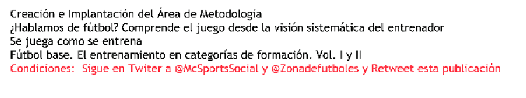 Zonadefutboles's tweet photo. Sorteo gracias a la colaboración de @McSportsSocial 
El ganador se llevará los 5 libros publicitados en la imagen.
Fecha del sorteo viernes 22 de Marzo. https://t.co/DgY4WHcCAr