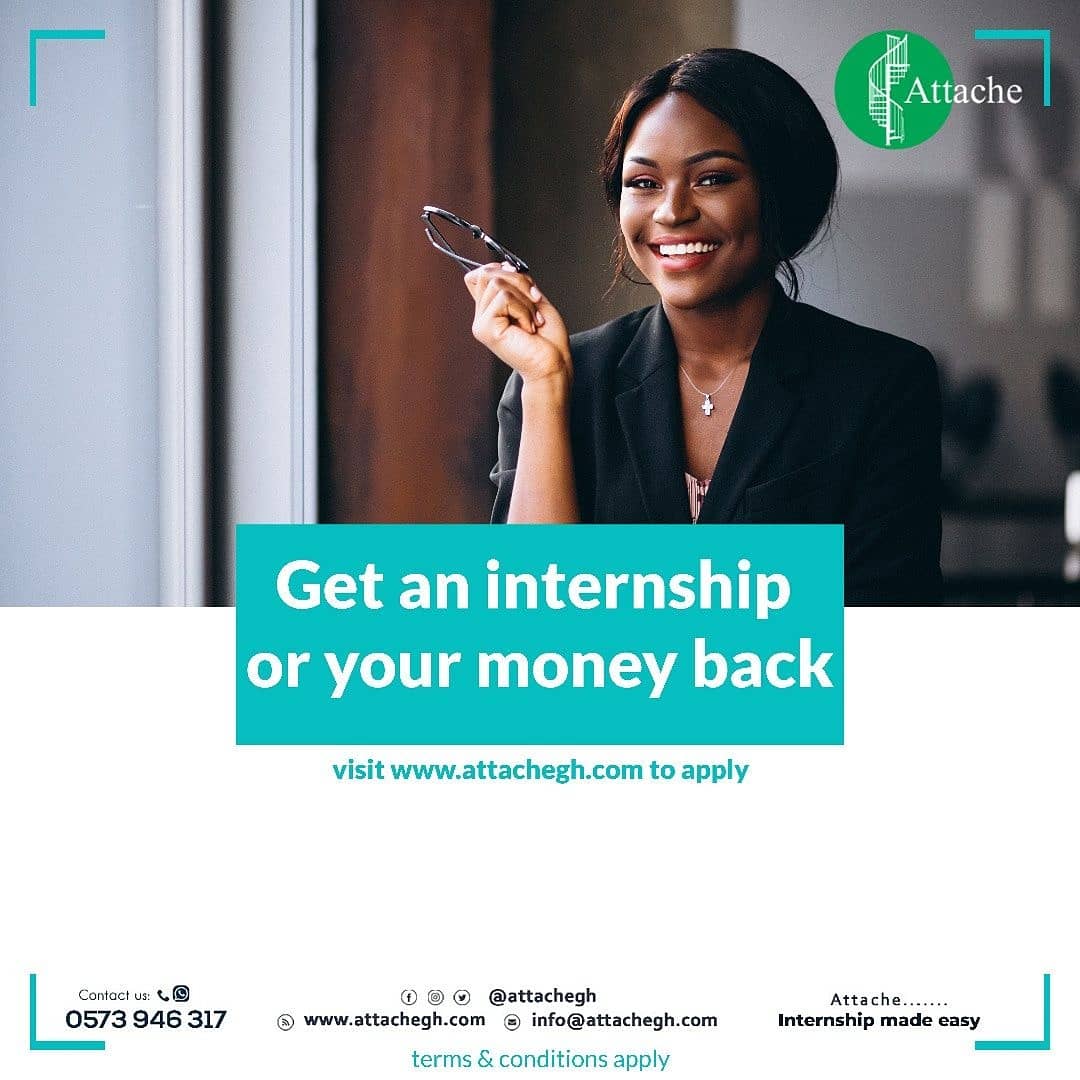 jectey_asare's tweet photo. #internshipmadeeasy #attachegh #opportunities @AttacheGh https://t.co/ZXMRTur8Fq