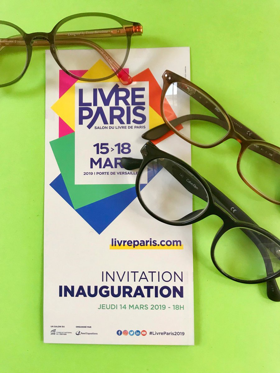 On affûte les lunettes en trépignant d’impatience !

#LivreParis2019 
<a href="/Salondulivre/">Salon du Livre de Port-au-Prince</a>