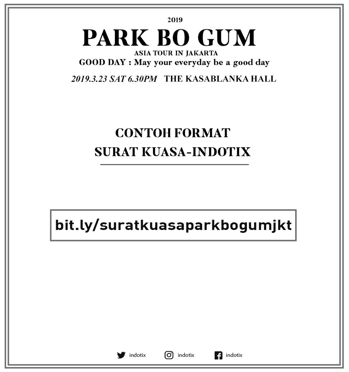 Indotix On Twitter Berikut Contoh Surat Kuasa 2019 Park Bo