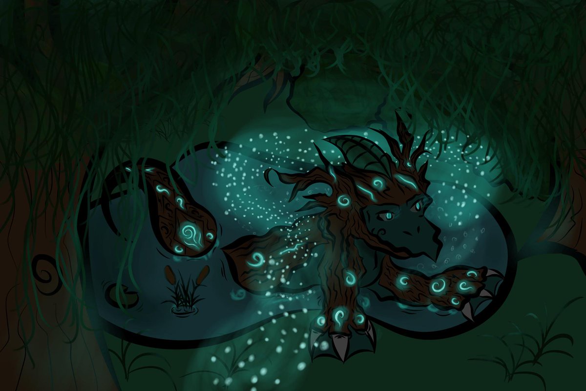 kibokari's tweet photo. 06/03/2019 - Swamp Dragon https://t.co/kVWlv0lb8e