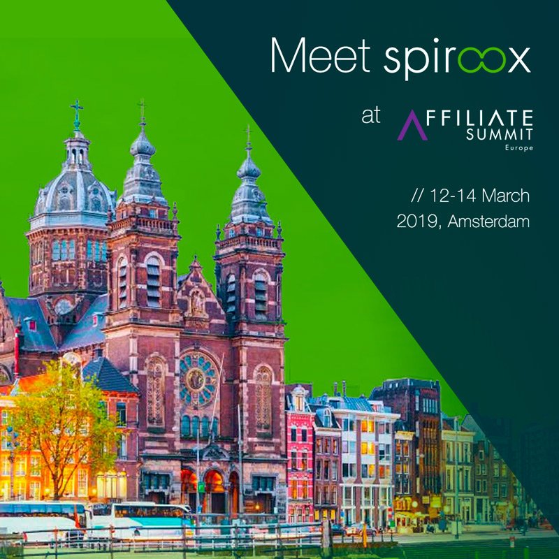 Spiroox is ready for ASE19. Let´s catch up there and make great things together.
See you in Amsterdam !!!
#SpirooxRocks #digitalperformance #mobileadvertising #affiliatenetwork #Spirooxontour #ASE19