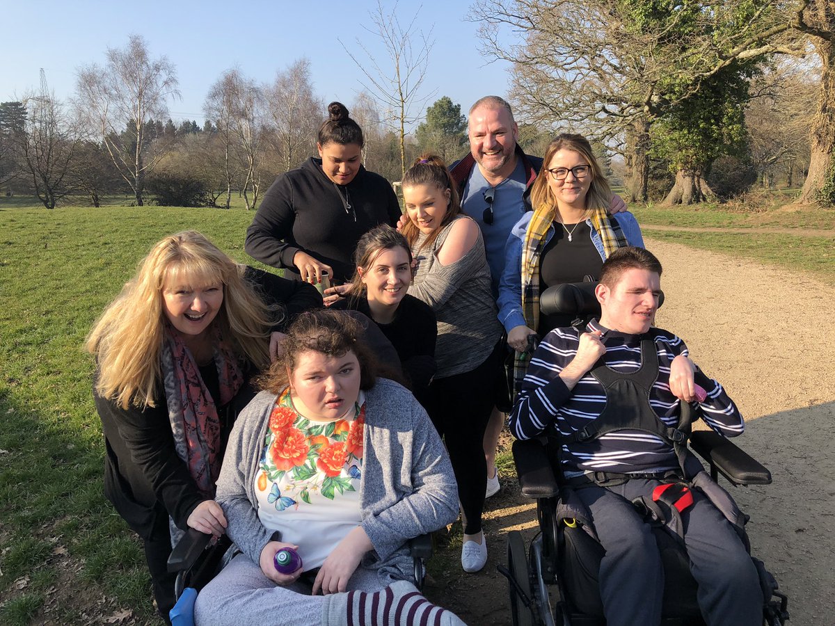 Nicoleshouse_'s tweet photo. I’ve had an amazing couple of weeks bowling, Boccia, visiting the circus and going out for lunch. Loving my new home https://t.co/xLTPZNXupu