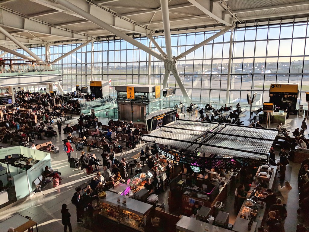 aygul's tweet photo. Waiting at @HeathrowAirport to board my flight (@BritishAirways #BA950) to Munich 😍🇩🇪 @Google @WomenTechmakers Summit, here I come! 👩‍💻🙌 Really looking forward to meeting all the amazing tech women and building @ActionsOnGoogle together 🤖💬 #IWD2019 #IWDAoG #WTM19 #AoGDevs #GDE https://t.co/4L0b2XY22w