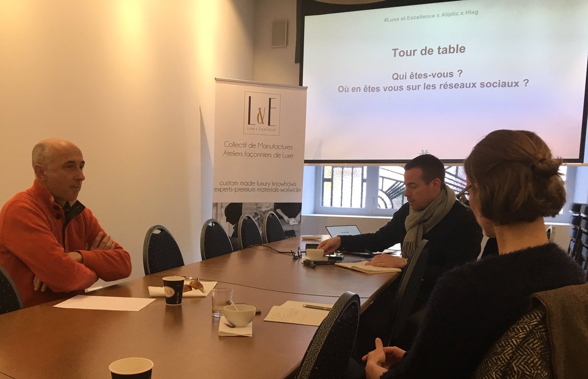 LaurenVerhaeghe's tweet photo. [LUXE &amp; NUMÉRIQUE] #7et8  modules  #formation #transfonum "#savoirfaire  d'#excellence " chez Luxe &amp; Excellence mis en place avec  l'ALIPTIC
🤜🏽 Ce matin : "Notions et usages de #influencedigitale " avec Yoann Forgeneuf de Htag Consulting, https://t.co/t64raDstLS