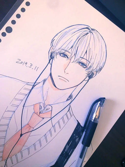 後で消すけど少女漫画にでそうな
正統派イケメン目指したて
描いたけどどうです!!?
上手くかけてますか!? 