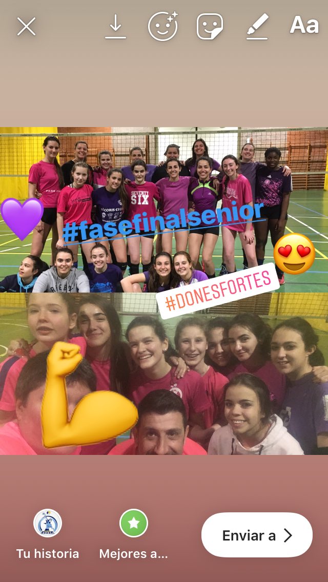 cecell_lleida's tweet photo. No hi ha millor manera de celebrar que ens han concedit l’organitzacuó de la Fase Final sènior de 1a catalana, que el #diadeladona #fasefinalsenior #donaiesportlleida #esportfemenilleida #amuntcecell #esportivalors #cecell  #voleifemeni #donesesportistes #balafiaxdonaiesport https://t.co/FOOxmkQoYo