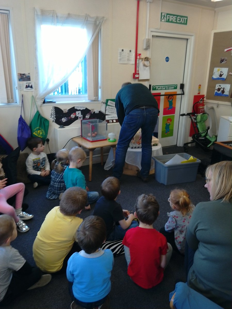 inchlairELCC's tweet photo. Our eggs have arrived, lots of excitement in the nursery, wonder when the 1st chick will hatch #lifecycle #science #ldnbusybears https://t.co/D7i8oAFxOj