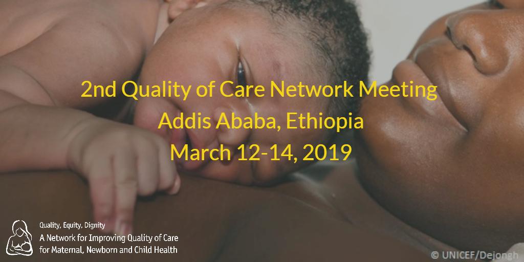 WHOAFRO's tweet photo. This week, 2 years after the launch of the Quality of Care Network, the 10 network countries meet in #Ethiopia 🇪🇹 to share their implementation progress and inform future directions. Follow @qualitycareNET and use #QoCNetwork2019 to add your voice! Starts Tuesday. https://t.co/fxvQZMhDeP