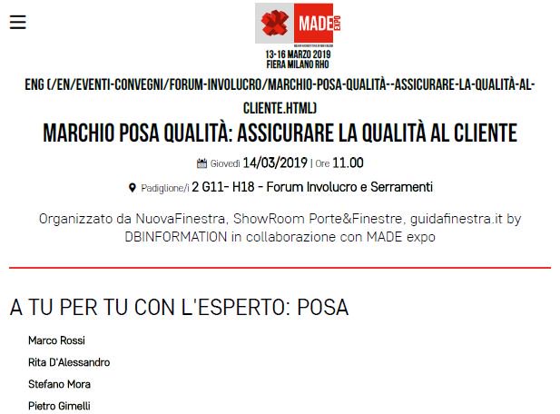 stefanomoraEU's tweet photo. Il marchio #posaqualità a Made e in Colfert.
Marzo è servito. https://t.co/wFDmIcYpVo