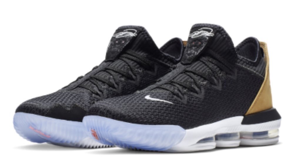 lebron 16 low black tan