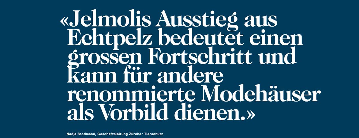 Jelmoli ist ab sofort pelzfrei.
jelmoli.ch/jelmoli-ist-pe…