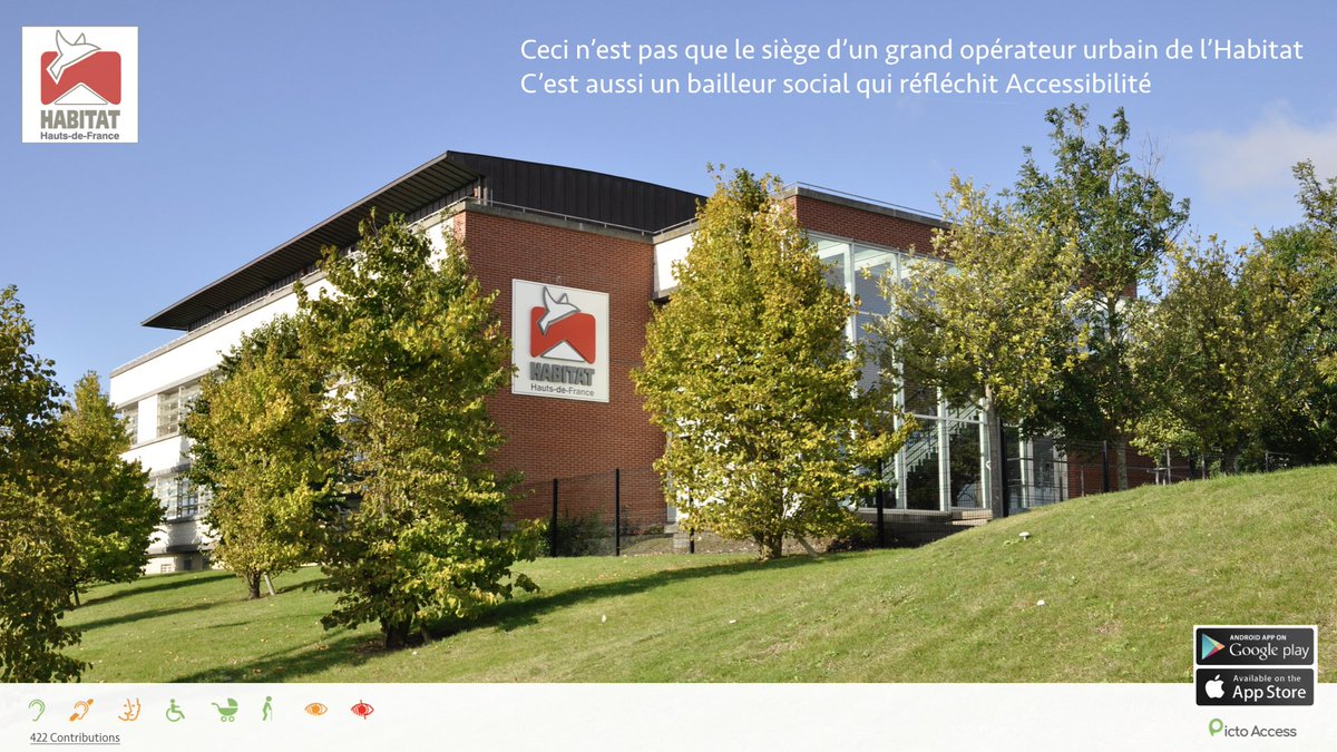 PictoAccess's tweet image. Soucieux de proposer un service toujours + qualitatif et adapté à tous leurs clients, @Habitathdf qualifie, valorise et pilote l'#accessibilité de leurs agences avec @PictoAccess 
Les audits d'accessibilité sont en cours...On vous en dit plus très vite 😉