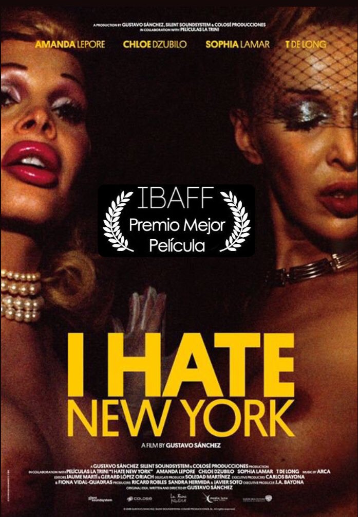 I_HATE_NEW_YORK's tweet photo. Let’s celebrate!!! 🥂 

“I Hate New York” wins ’Best Film’ @FestivalIBAFF #IBAFF10  

Thank you to the Jury and to the festival for this awesome recognition. https://t.co/dDoS8VNmBu