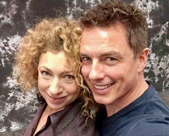 Many Happy Returns to Birthday Buddies Alex Kingston, 56, and John Barrowman, 52! 