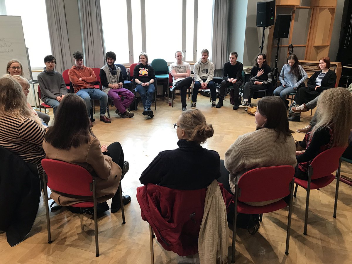 kpkonsa's tweet photo. New #Erasmus+ #music project Ensemble has started with a week in #Kokkola! @KAO_twiittaa @GKCollege @mynwrc @ConnectEnt14 @Erasmus_Project @EUErasmusPlus https://t.co/i7i9BjNx5c