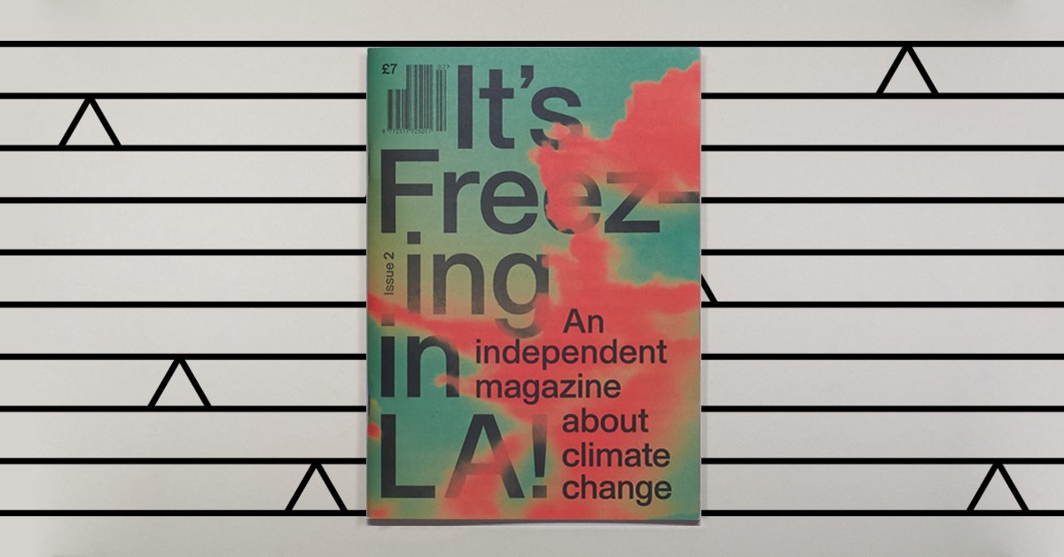 #magazinemonday 🎉 <a href="/itsfreezinginla/">It's Freezing in LA! Magazine</a> shows different aspects of climate change in current everyday life – covering a range from geoengineering to contemporary theatre. Almost needless to add that the magazine is printed with soy-based veggie ink on 100% recycled paper🌱🌎