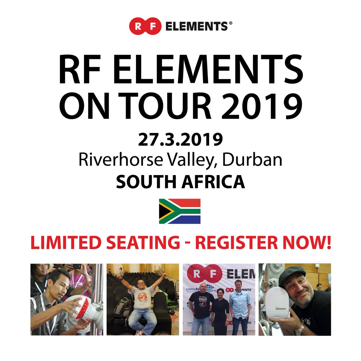 jakub_sivak's tweet image. Meet @rfelements and @MiroDistributor at #RFelementsOnTour on 27 March in #Durban, #SouthAfrica. Register here: miro.co.za/events/rf-elem…