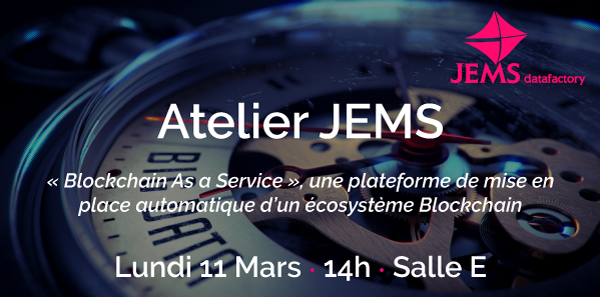 [EVENT] <a href="/bigdataparis/">BIG DATA & AI PARIS</a> 

Rendez-vous aujourd'hui 14h en salle E pour assister à notre #Atelier sur #BlockchainAsAService dans le secteur #bancaire 

#Blockchain #Data #Digital #JEMS #BigDataParis