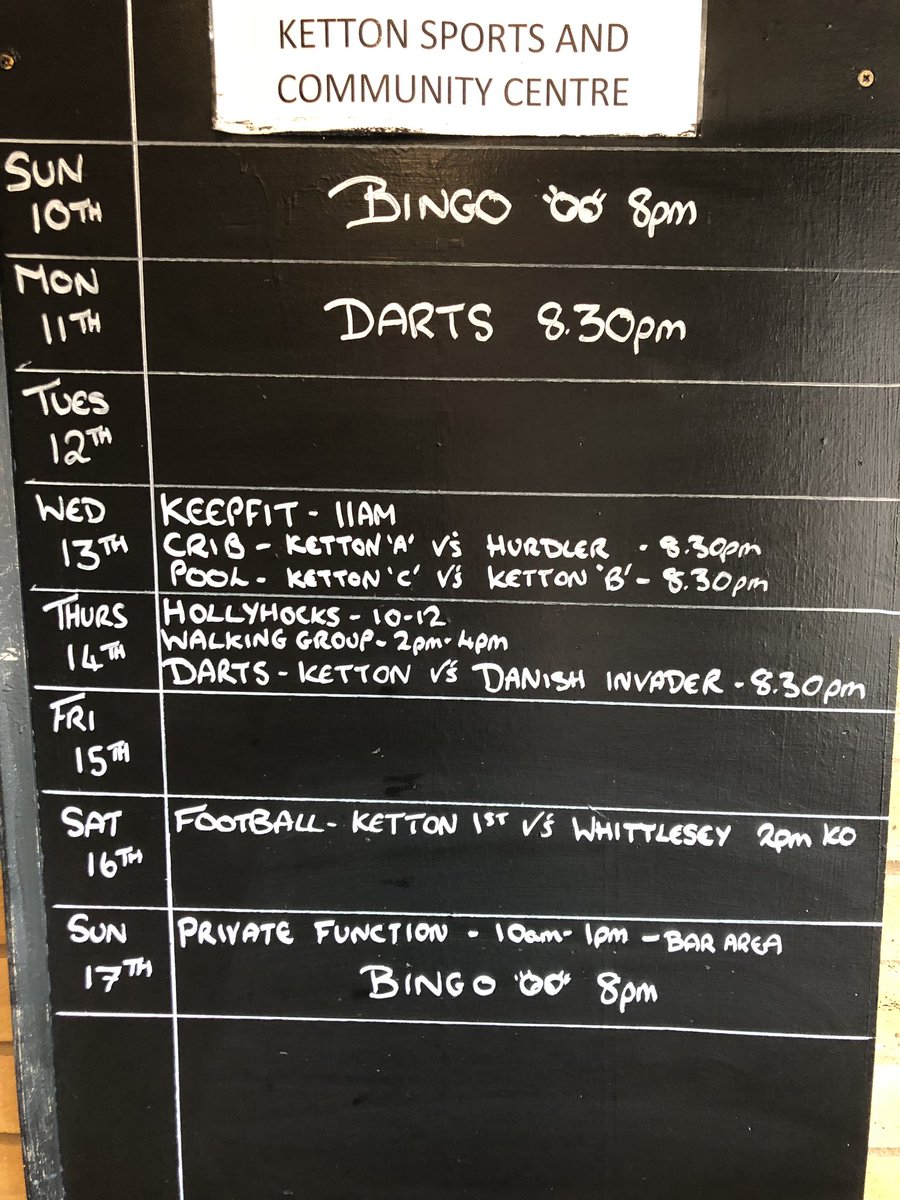 What’s on at KSCC this week