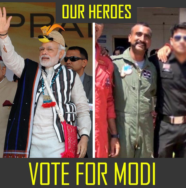 DholakiaDhruv's tweet photo. People of #India I urge you to vote for our hero @narendramodi The good work that he has done in the last 5 years are beyond comparison. He is our true &amp; courageous leader. His hard work has made #India a fast developing nation. Choose #BJP #PhirEKBaarModiSarkaar #ModiAgain2019 https://t.co/OtH7C7nFnc