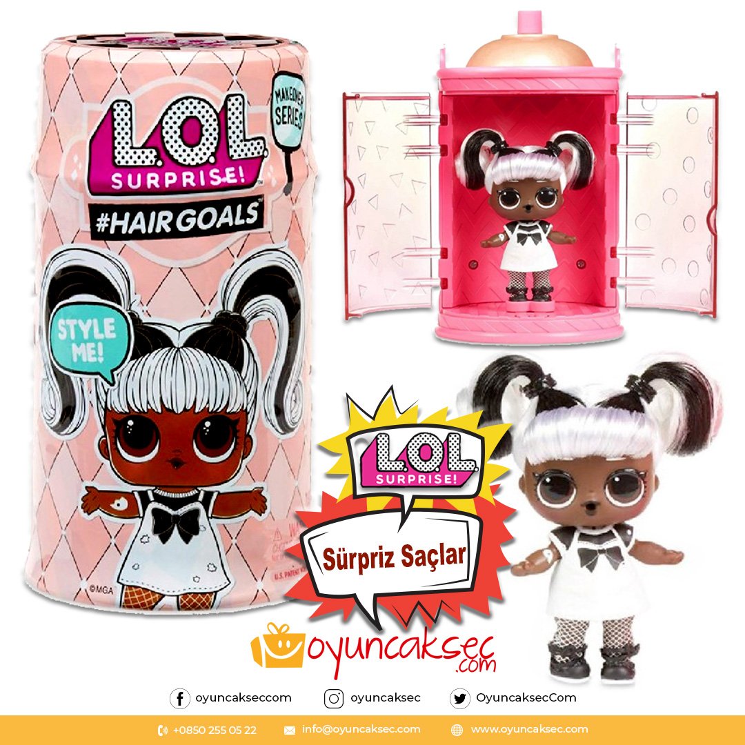 L.O.L. Bebekler'in yepyeni tarzı ve birbirinden renkli saçları ile tanışma zamanı! Çocukları bekleyen yepyeni sürprizler, yepyeni L.O.L. Bebek görünüşleri hepsi oyuncaksec.com’da. 
<a href="/OyuncaksecCom/">Oyuncaksec.com</a> #oyuncak #oyuncaksec #lol #lolbebek #oyun #kızçocuk #yepyeni