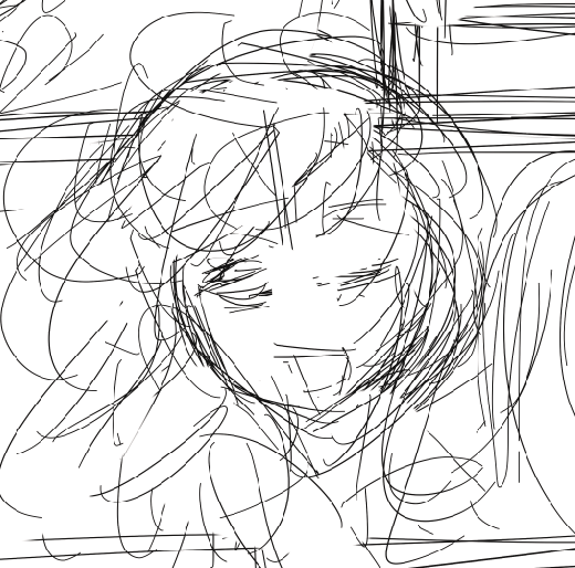 ラフから一気に線画にしたら

一体何が起きたんだろうなってぐらいの作画になってた_(:3」∠)_ 