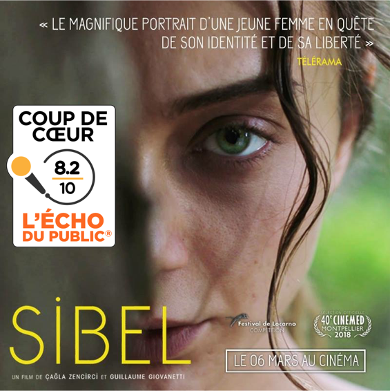 #Sibel obtient le Label #CoupDeCœur de l’#EchoduPublic avec une note spectateurs en sorties de salles de 8,2 sur 10 👏👏👏
cc <a href="/Pyramide_Films/">Pyramide Films</a> <a href="/ARTEfr/">ARTE</a> <a href="/ARTEpro/">ARTE pro</a> #SibelFilm <a href="/debriefilm/">Debriefilm</a> <a href="/blog_bazart/">Baz'art</a> <a href="/MehdiOmais/">Mehdi Omaïs</a> <a href="/Fab_LCL/">Fabrice Leclerc</a> <a href="/cloneweb/">CloneWeb</a>