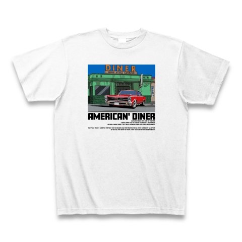 S Sato アメリカ カリフォルニアの町はずれにあるダイナーを描いたイラストtシャツ T Co Rnldnzvbua Illustration Illustrator American Car Studioalec カリフォルニア Summer アメ車 イラスト Shirt Tshirt メンズ Men S