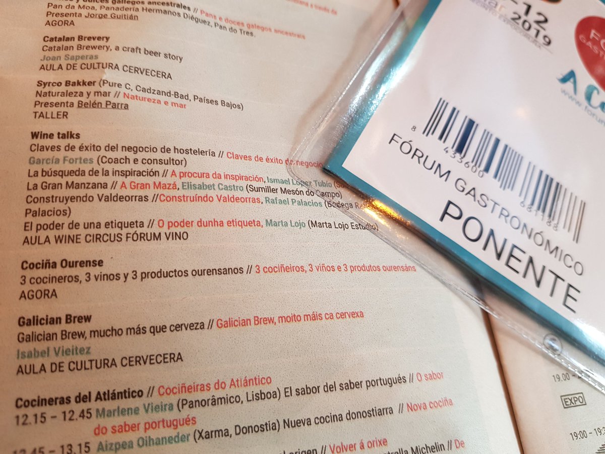 AnadesGalicia's tweet photo. Xa estamos aquí! Taller no @FGastronomic: 3 cociñeiros, 3 viños, 3 produtos ourensáns! Coa asociación de cociñeiros #CociñaOurense https://t.co/sslmZt0x52
