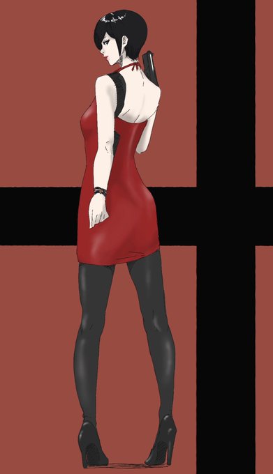 バイオre2
エイダ普通にタイプ過ぎて描こうと思っててやっと描いた、
ただ表現できぬ自分に負けた。 