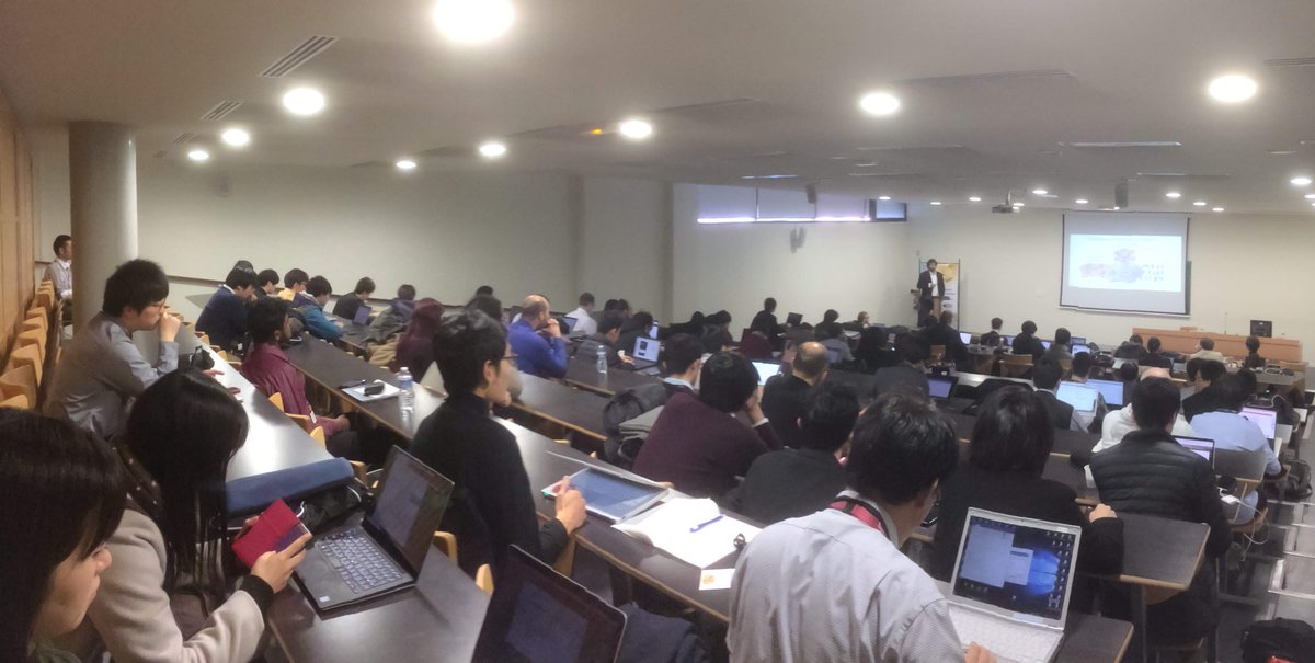 Great keynote by Marc Ernst at the 10th Augmented Human International Conference #AH2019 #Augmented #Human #AR #Exoskeleton #SuperHuman