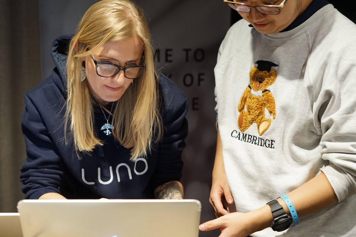 Magdalena_Goleb's tweet photo. #cbHack is over! Amazing vibe, amazing projects, amazing people! Thanks @camblockchains @TODAQGlobal @todaqfinancial @bitmeet_daily @Maria_Woncisz @pretzelsnake @fbjk2000 @lunomoney https://t.co/3N56wwI0If
