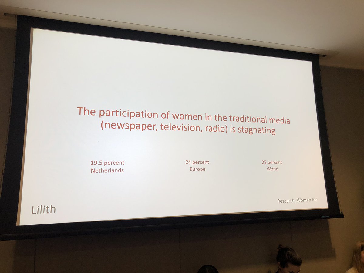 Stereotypes come from tradition, culture and particularly from media. Some facts &amp; figures about media in the Netherlands #CSW63