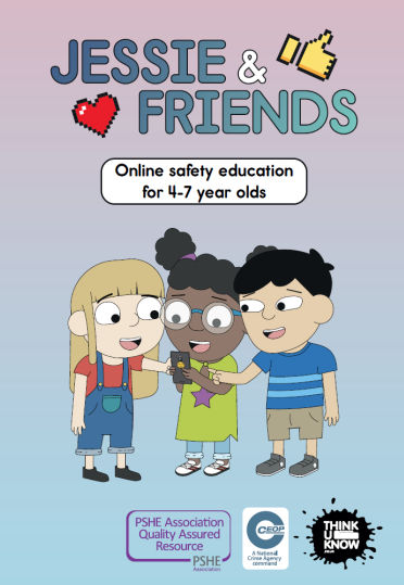 NCA_UK's tweet photo. We use insight from our child sexual abuse and exploitation investigations to help protect our future generations from harm. Watch โJessie and Friendsโ with your children to help them stay safe online. Find out more and watch the episodes here: https://t.co/HVrQaB24hM. https://t.co/zXrEBTvPaZ