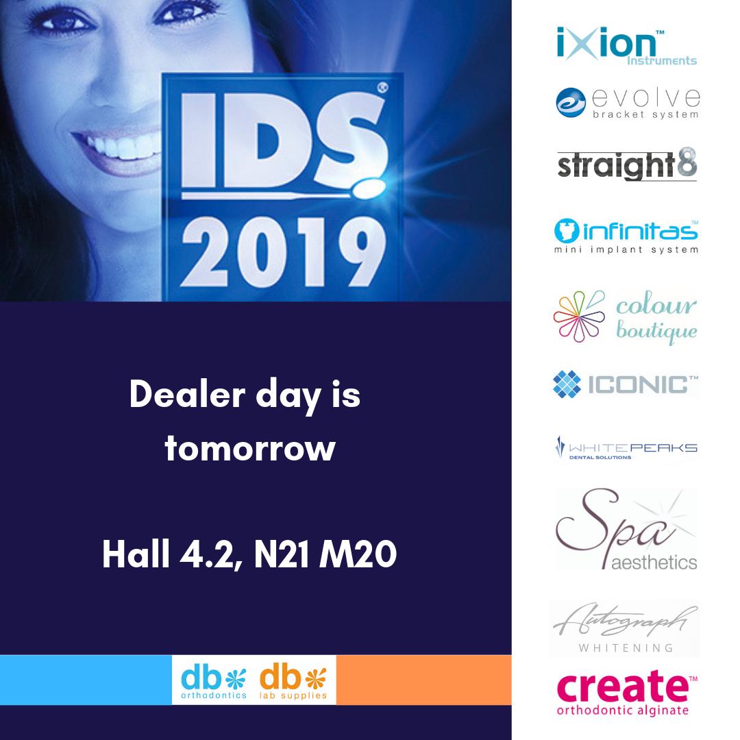 DbOrthodontics's tweet photo. IDS is almost upon us... see you there! #ortho #orthodontics #orthodontist #clearbrackets #clearbraces #dentaltechnology #dentaltechnician #orthodonticinstruments #IDScologne #ixioninstruments #ixion https://t.co/krNWHHMt2F
