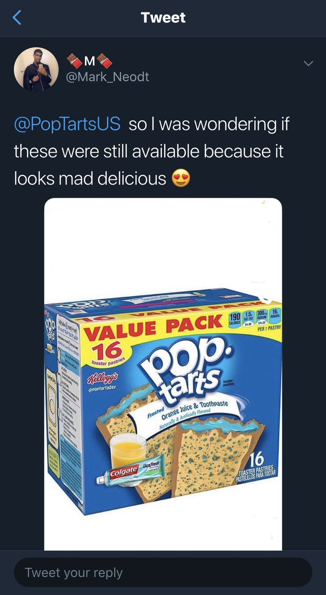 PopTartsUS's tweet image. I don’t have time for this today