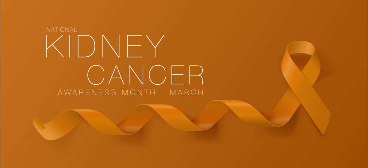 Possible signs of #KidneyCancer or #RenalCellCancer may be blood in the urine, a lump in your abdomen, and/or side pain that does not go away. Pay attention to changes in your body and see your doctor when things don't seem right. #kidneycancerawareness