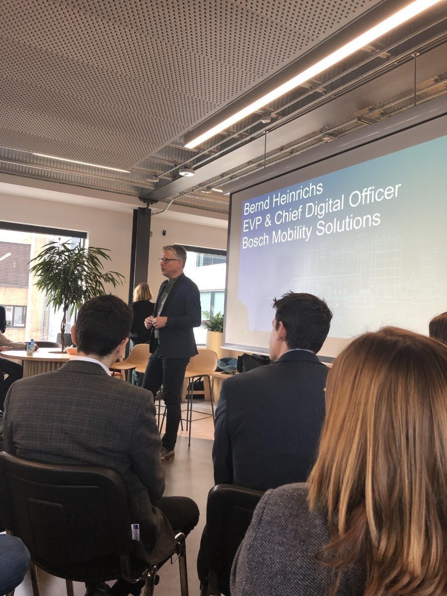 bheinric's tweet image. Great opening of #Bosch @ConnectoryLDN. Talking about #coinnovation, #knowwhy and #realtimeAI.