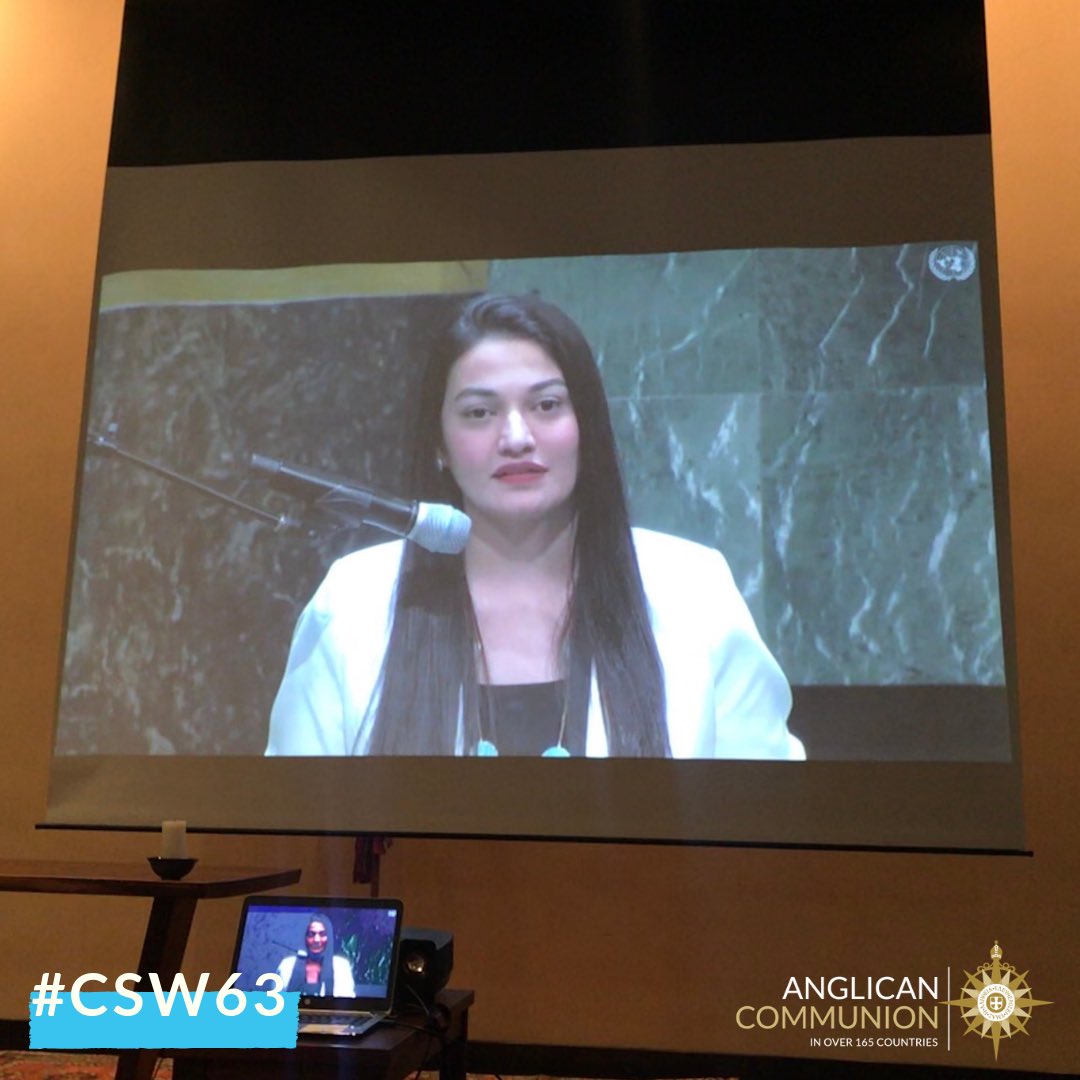 AnglicanWorld's tweet photo. We are reminded by @UN Goodwill Ambassador @muniba_mazari that social infrastructure is not designed for bodies of all abilities. “I am not disabled; I am differently abled. They think this wheelchair is my weakness; I know it is my strength.” #CSW63 #AnglicanCSW #EpiscopalUN https://t.co/KjnUVNYbNq