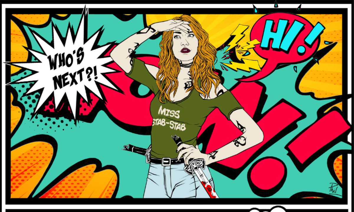 phildrawsfanart's tweet photo. Miss Stab-Stab. #Shadowhunters #Morgensterns https://t.co/QGNyK4M8ar