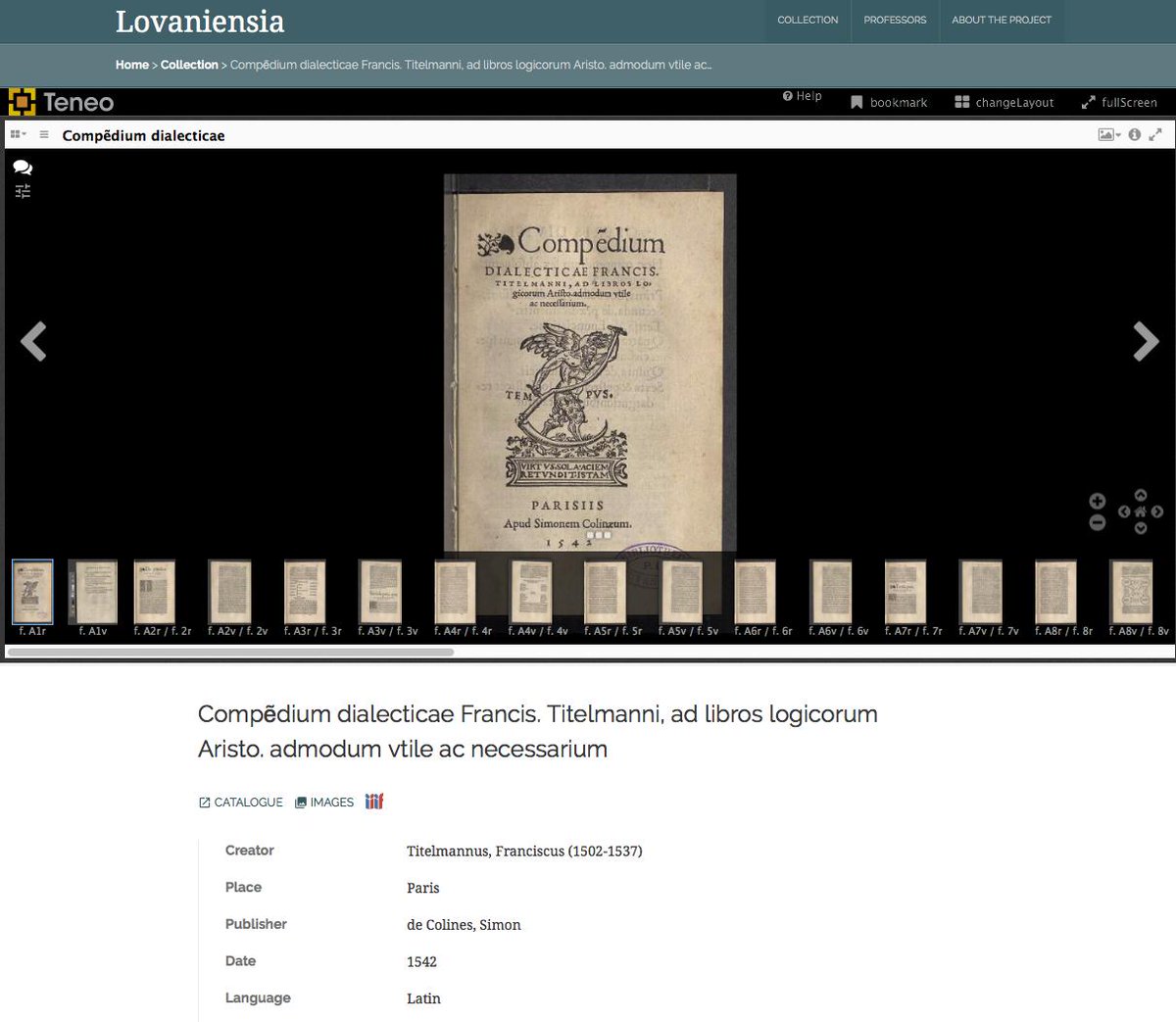 imagingkuleuven's tweet photo. Already 276 digitised books and counting on  https://t.co/G1qf1YGokl, from @LeuvenU and @uclouvain_be collections. Lovaniensia discloses the Collectio Academica Antiqua or the old academic collection from its foundation in 1425 until 1797 @iiif_io @KULSpecColl @LIBISintoinfo https://t.co/ELx6JNyBli