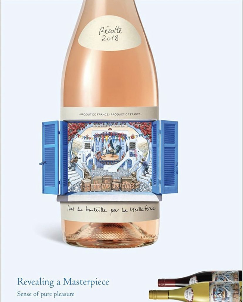 Greek summer inspiration! 
#lavieilleferme #wine #chickenwine #greek #frenchwine #rosé #roséwine #jeroboamgrece