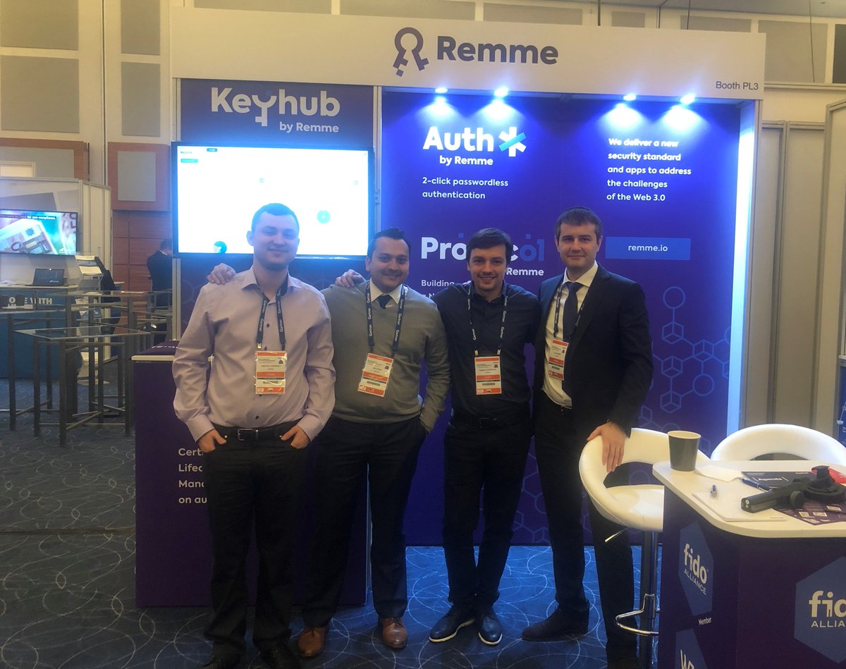 amomot86's tweet image. Just came back from the @Gartner_inc IAM Summit 2019. 2 productive days with top #cybersecurity and #iam experts full of networking and business connections. Check out @remme_io team promoting #nomorepasswords and brand new Keyhub solution.