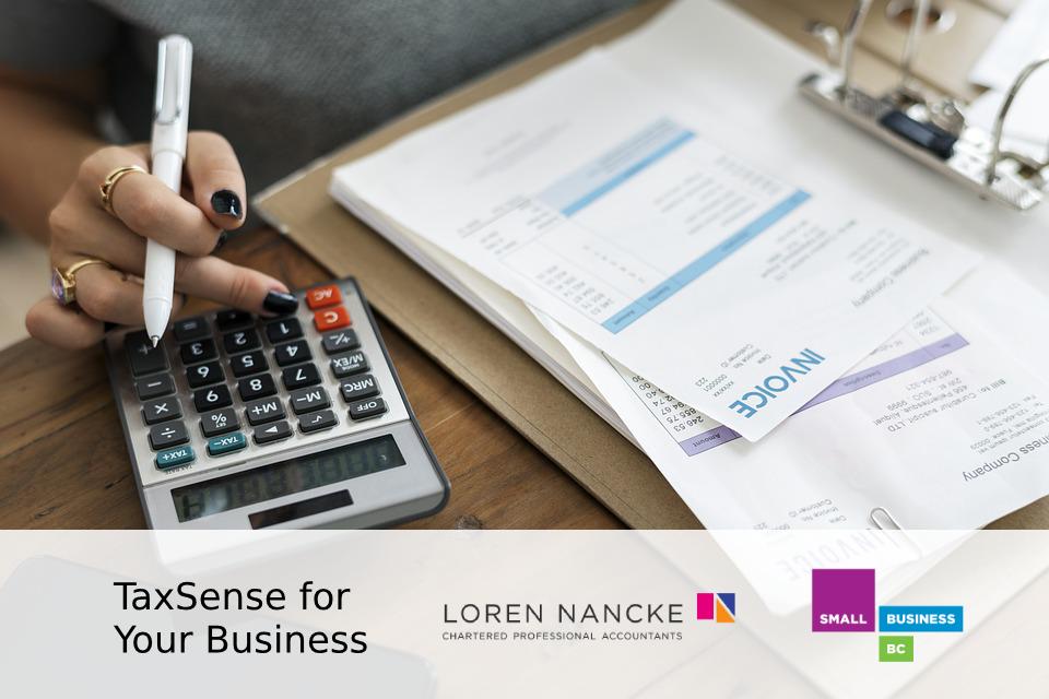 lorennancke's tweet image. If you own a small business in BC, there may be all sorts of tax benefits that you're missing out on. Get practical advice you can use to grow your business by attending our next #TaxSense seminar with @SmallBusinessBC on Wednesday, March 13th: ow.ly/Is1L30nZBgh