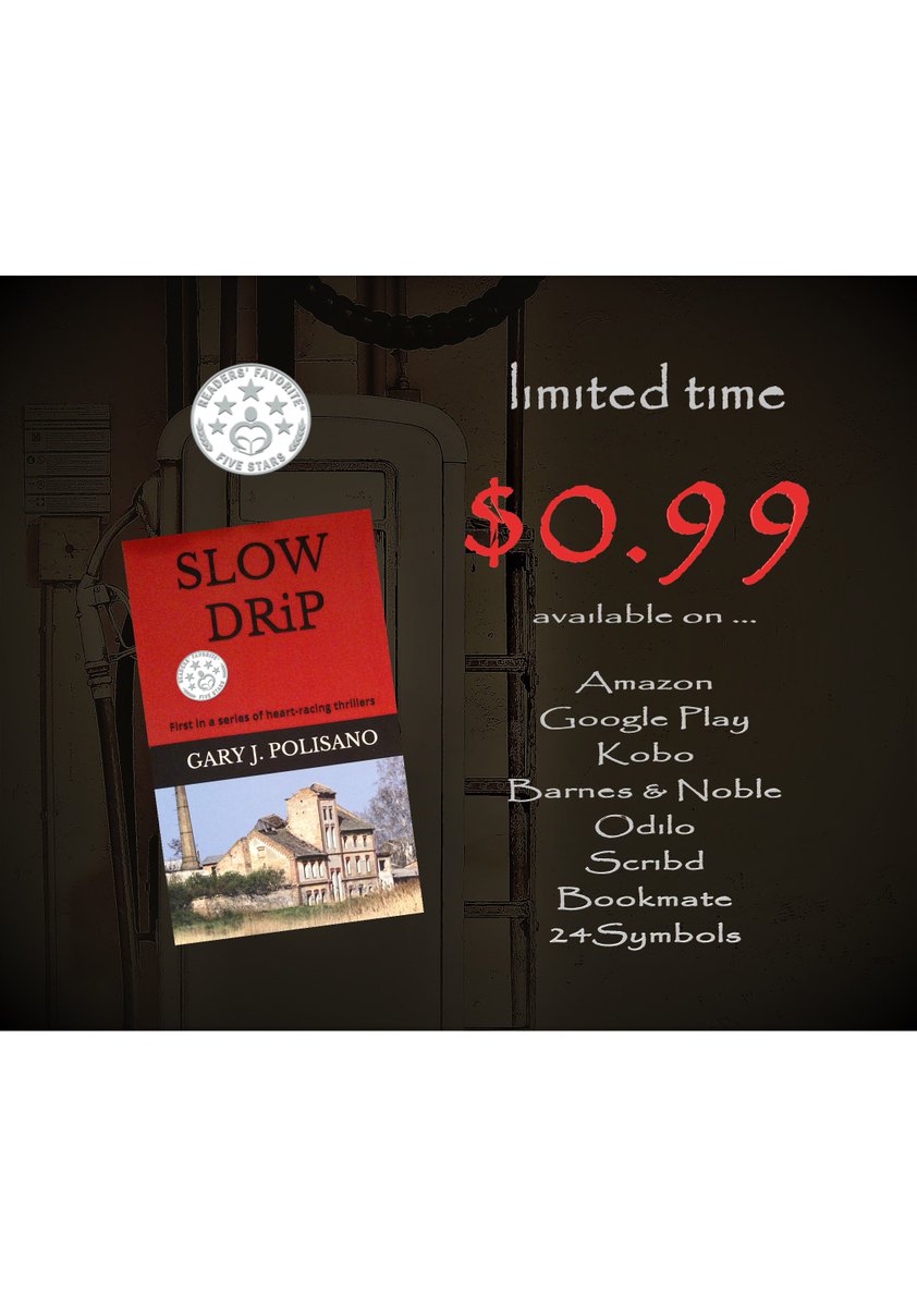 PolisanoJ's tweet image. SLOW DRiP Limited time $0.99

"Polisano will ever so subtly build the tension inside you until it explodes in the final chapters." Readers' Favorite  

amazon.com/SLOW-DRiP-Firs… … … … … … …

gpolisano.com            

#crime #murder #mystery #paranormal #thriller