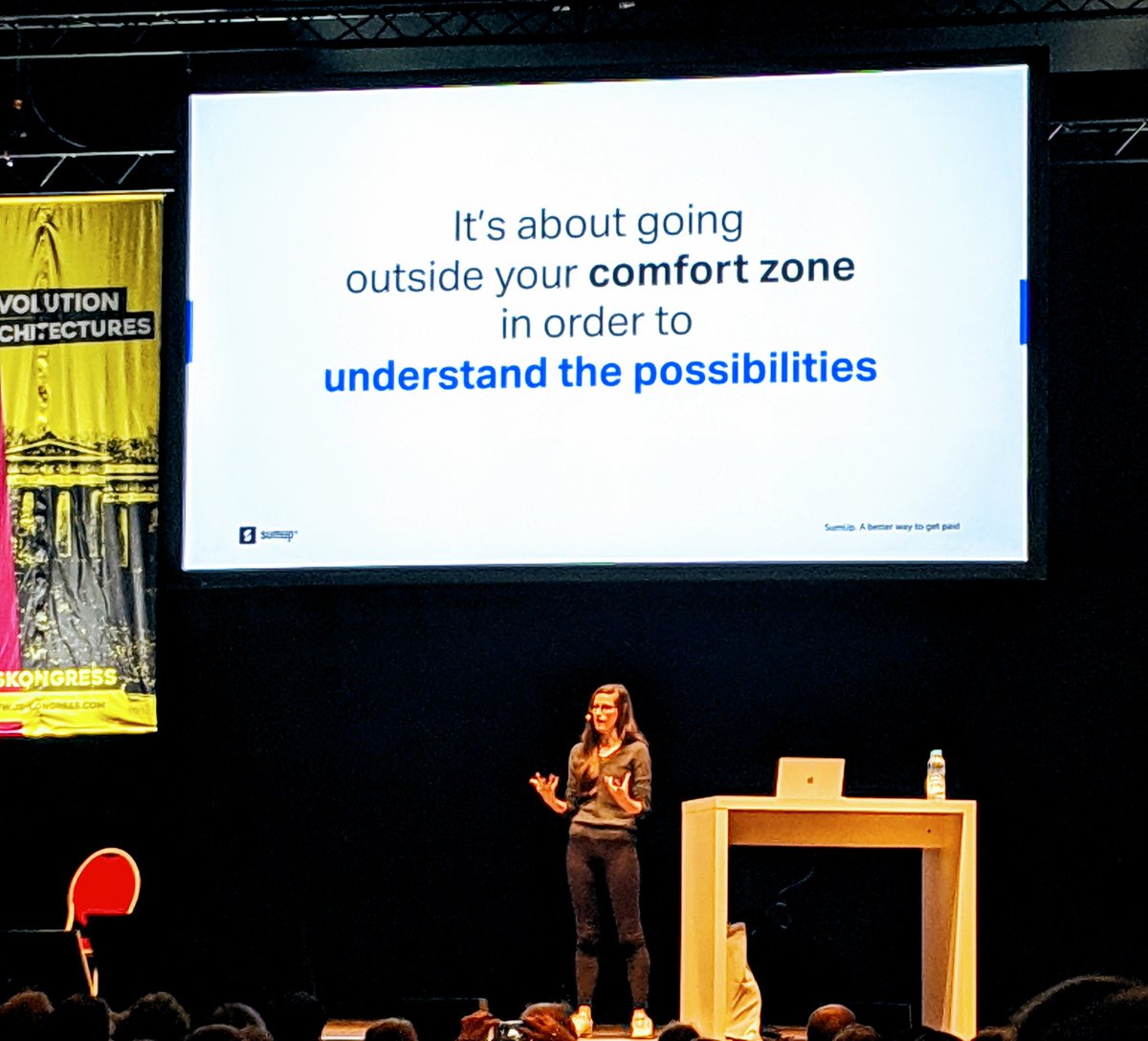 codeshambles's tweet image. Fully agree with that statement!
Thank you Monica Lent @monicalent for the motivation an the insights on #DevOps for #FrontEndDevs 🙏 at the @JSKongress #jskongress